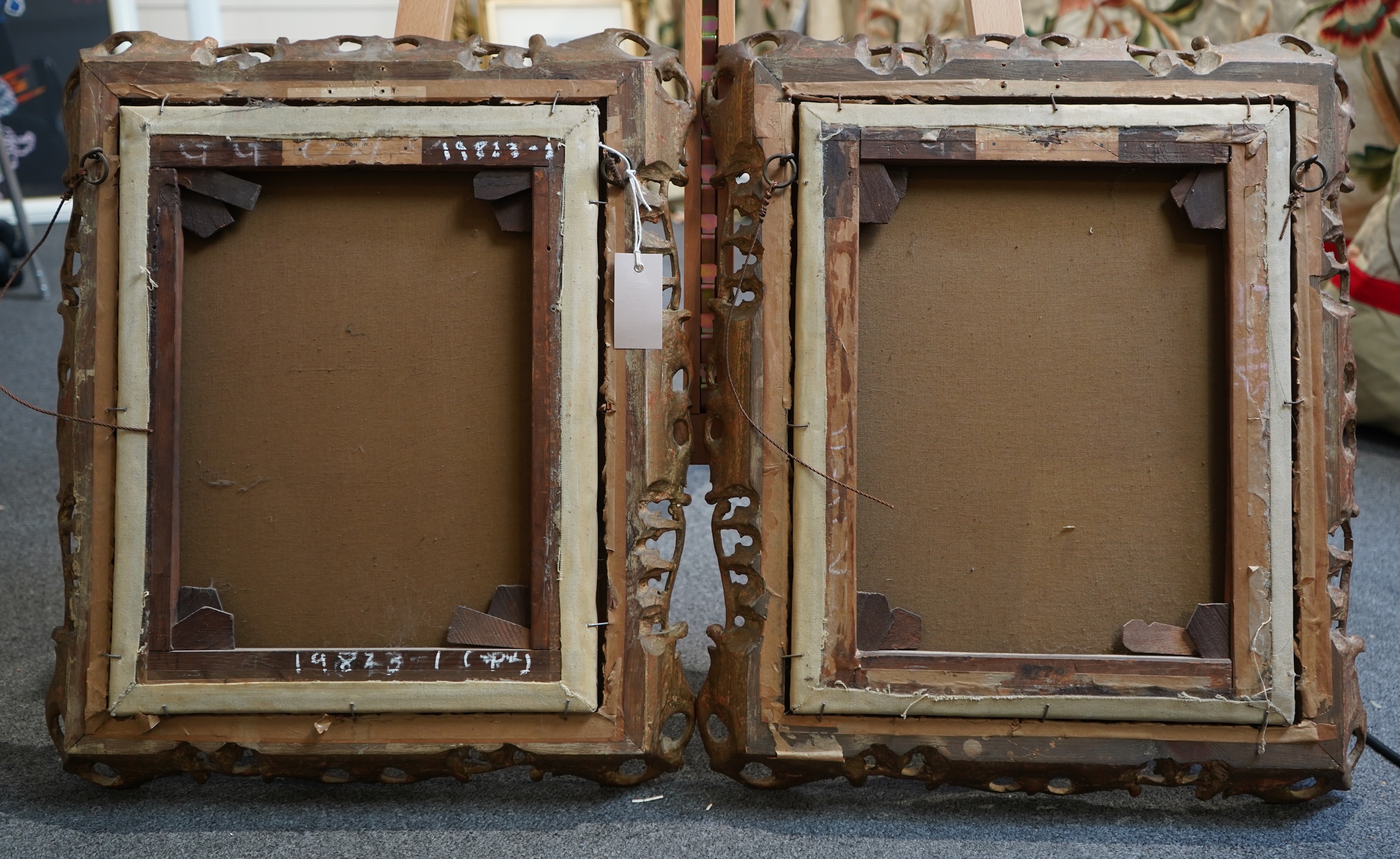 Johannes Franciscus Spohler, Dutch 1853-1894, A pair of Dutch town scenes